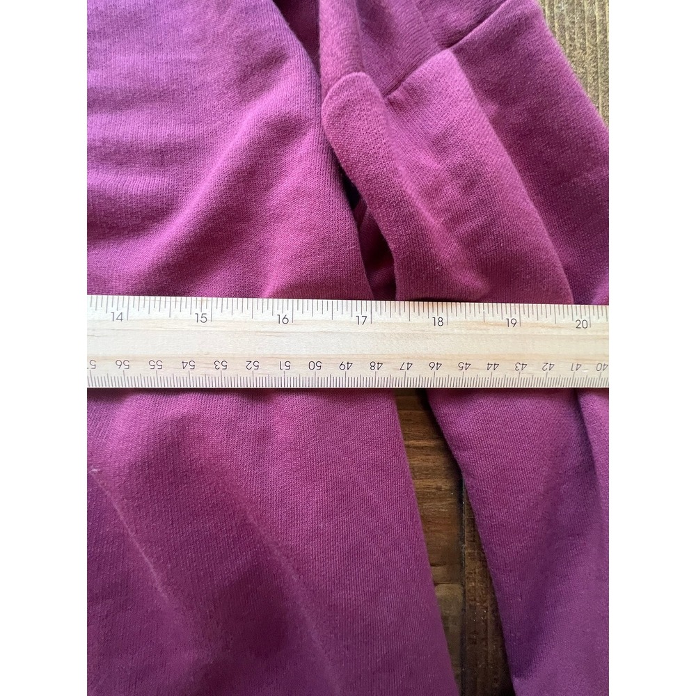 Nike Dri-FIT M Purple Crossover Back Cutout Long Sleeve Sweatshirt Pullover - Picture 2 of 4